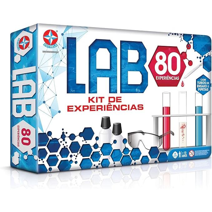 Kit De Experiencias Lab 80 Brincando de Cientista - Estrela
