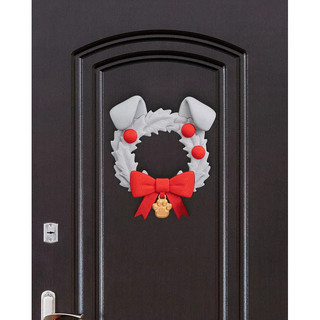 Guirlanda Cachorro  - Decoração Natalina Branco