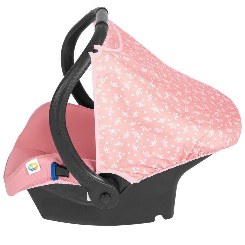 Bebê Conforto Solare Rosa – Cadeirinha Automotiva Infantil Grupo 0+, Seguro e Confortável