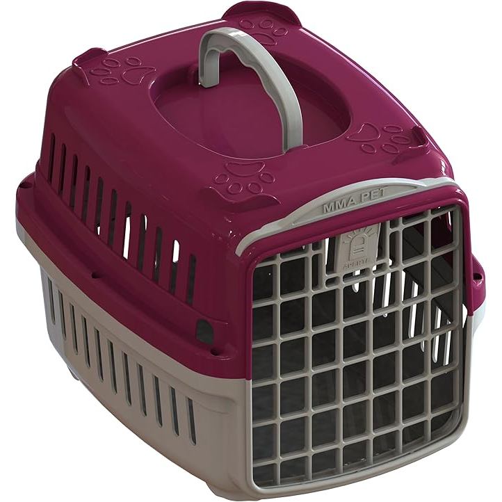 Caixa Transporte MMA Nº03 Cães Ou Gatos Até 16Kg - Vinho