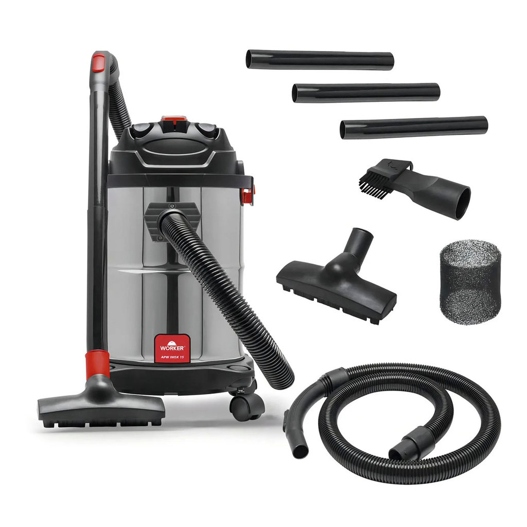 Aspirador de Pó e Água 15 Litros 1400W 127V/220V Worker em Oferta na Shopee