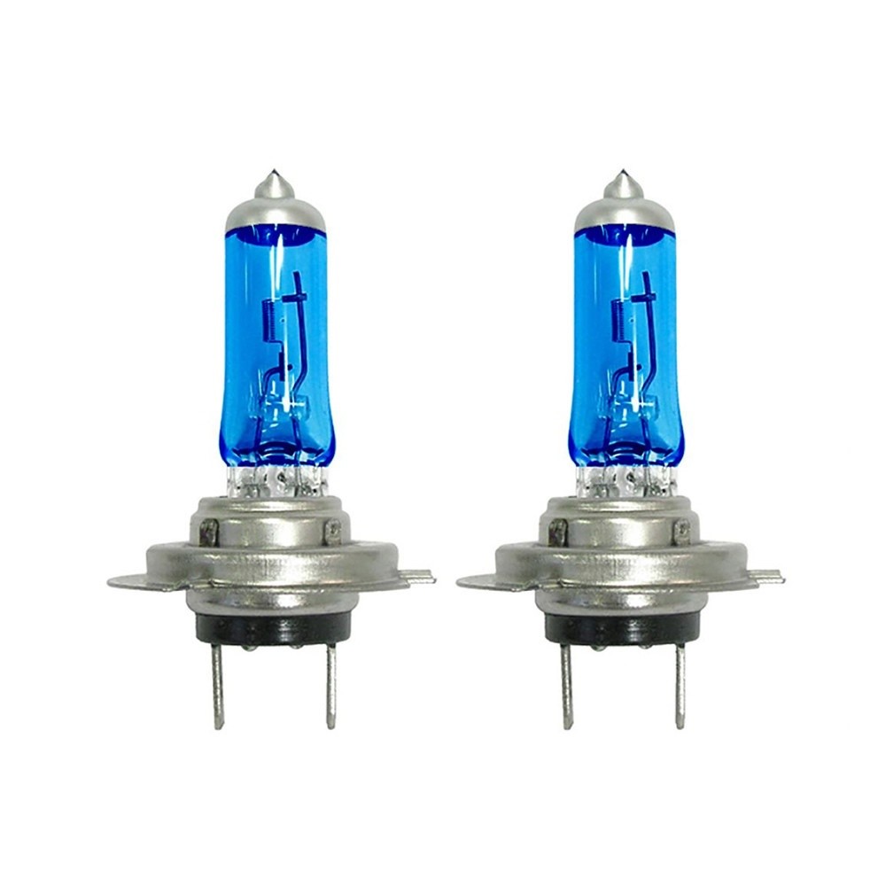 Par Lampada Farol Alto Baixo Halógenas H7 Superbranca
