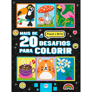 Pixel Art | Mais de 20 Desafios para Colorir em Oferta na Shopee