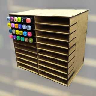 Colméia Para 120 Canetinhas Touch Com 18 Repartições Organizador De Mesa em Oferta na Shopee