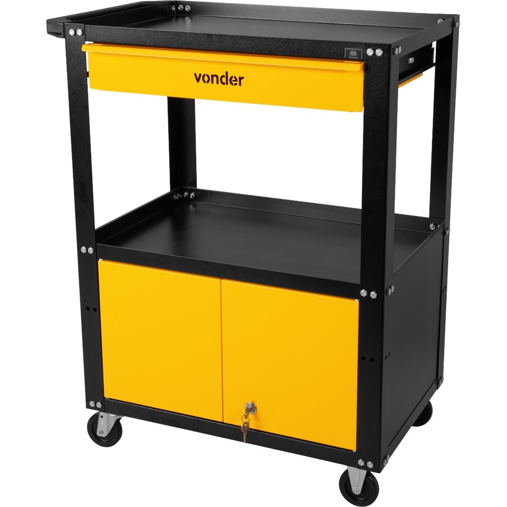 Carrinho De Ferramentas S/ Fechamento 1 Gaveta VD2018 Vonder em Oferta na Shopee