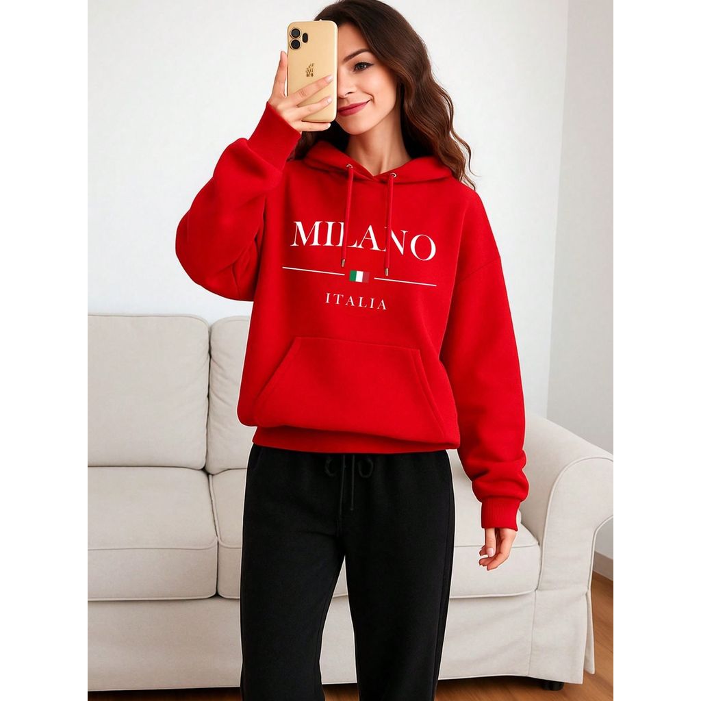 Conjunto Moletom Infantil Menina Blusa de Frio Canguru + Calça Blusao Com Capuz e Cordão Ajustavel 2 até 16