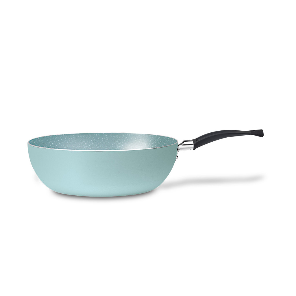 Wok Brinox Ceramic Life Rainbow Ø24cm 2,65 Litros Verde