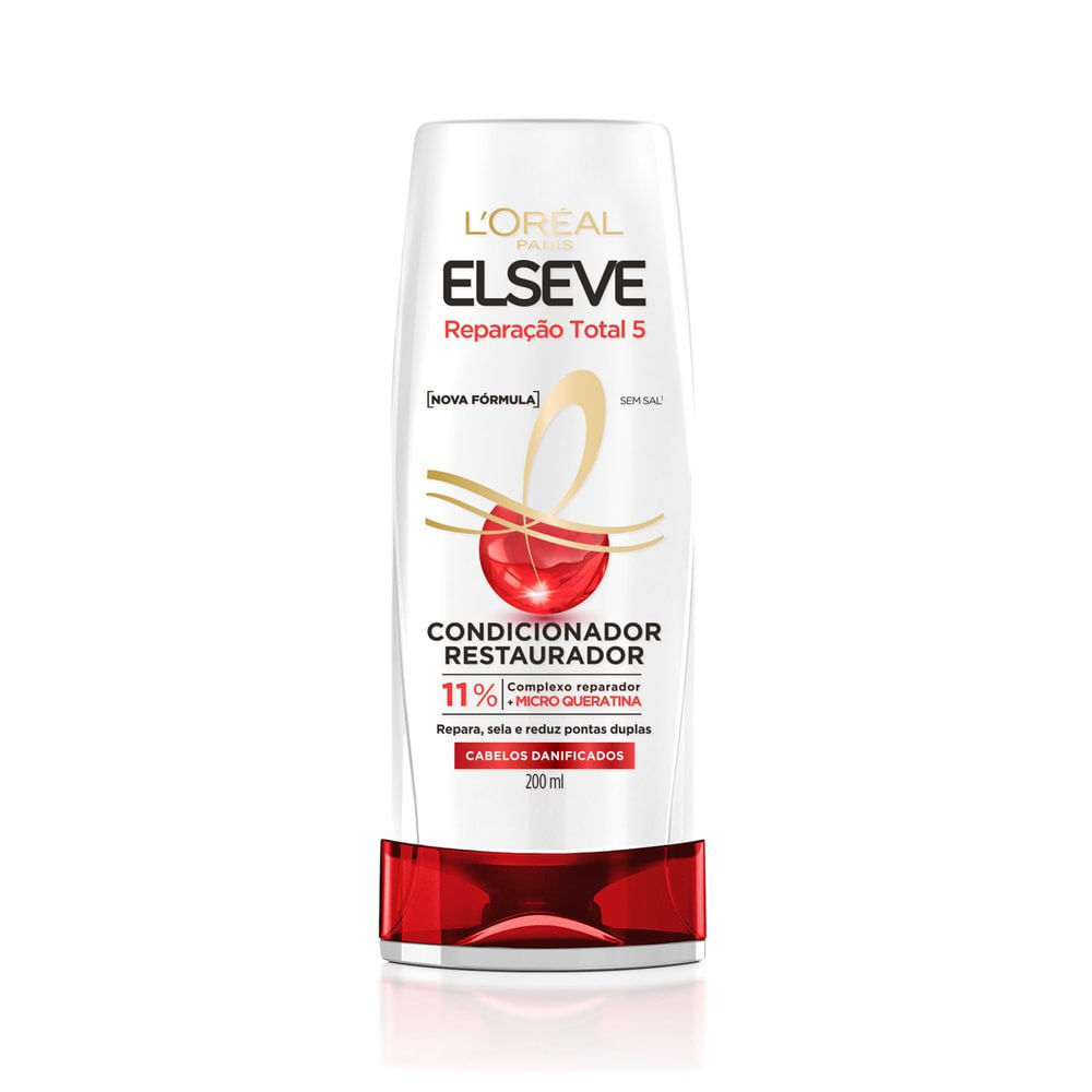 Condicionador Elseve Reparação Total 5 com 200ml em Oferta na Shopee