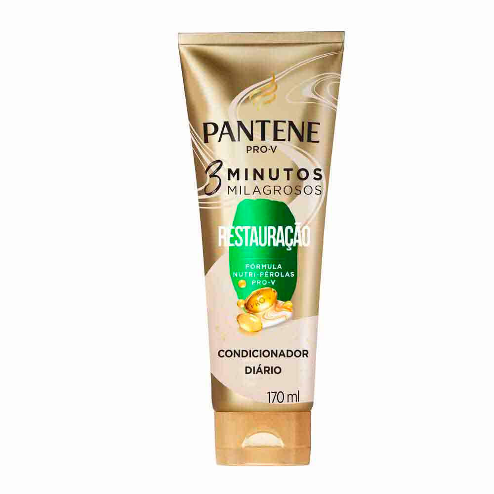 Condicionador Pantene 3 Minutos Milagrosos Restauração 170ml em Oferta na Shopee