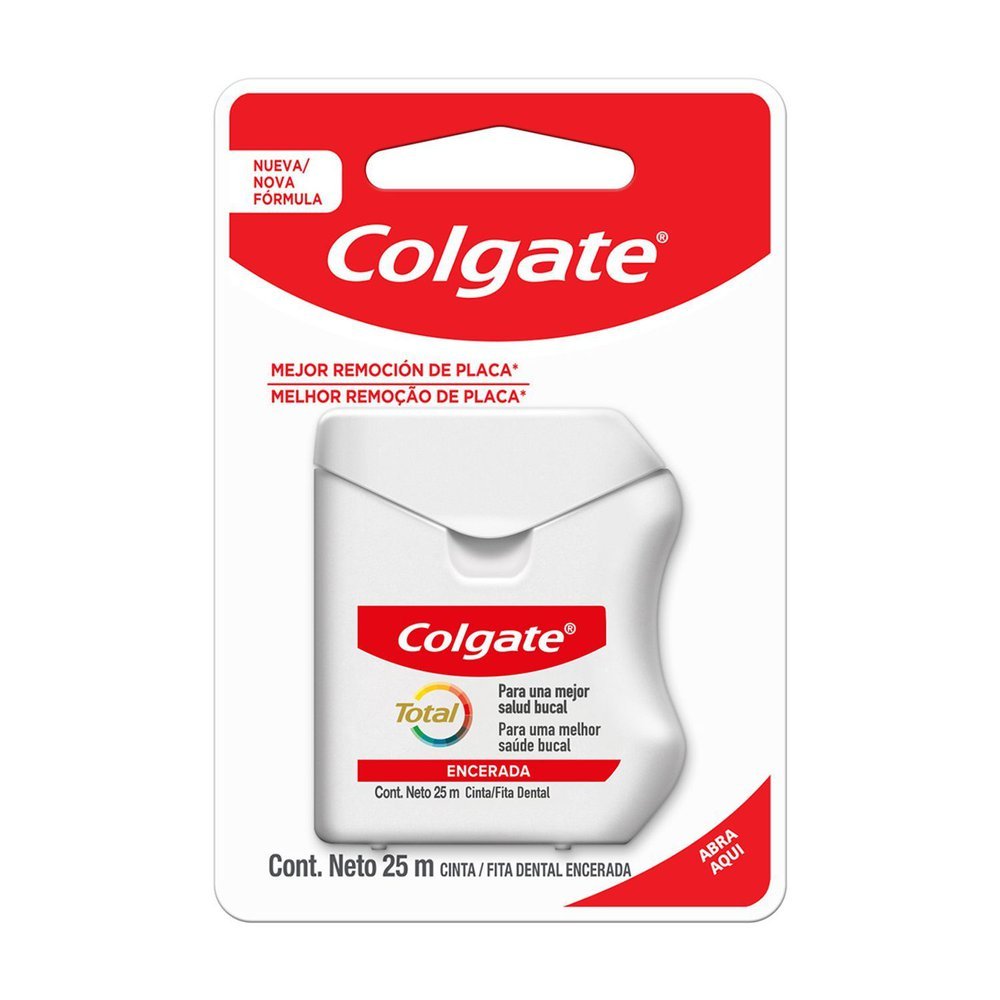 Fita Dental Colgate Total Encerada 25m em Oferta na Shopee
