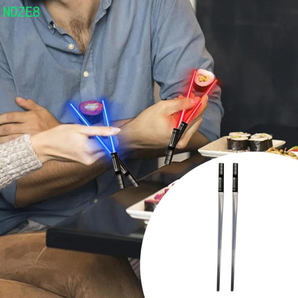 NDZE8 Costeletas Saber Light , LED Laváveis Reutilizáveis , Brinquedos Destacáveis Luminosas Brilhantes Jantar