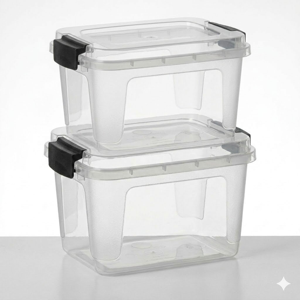 Caixa Organizadora - 3,2L com Travas Sortidas - Rischioto