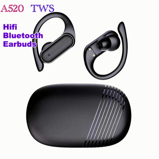 A520 TWS Wireless Earphones Hifi Stereo Wireless EarHook Earbuds Touch Control Sports Headset Bluetooth Headphones Super