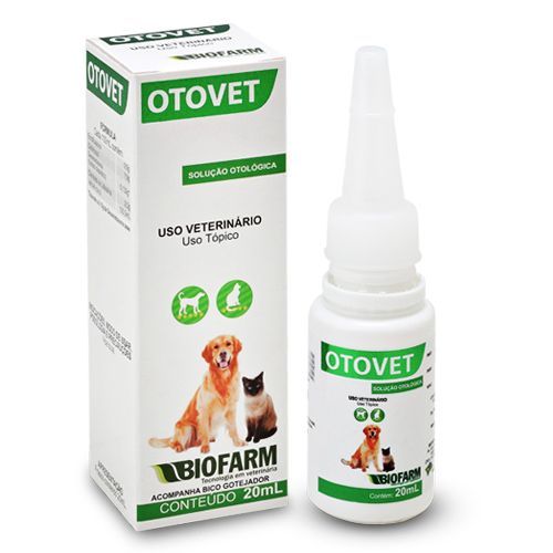 Otovet Biofarm 20ml Cães e Gatos - Biofarm