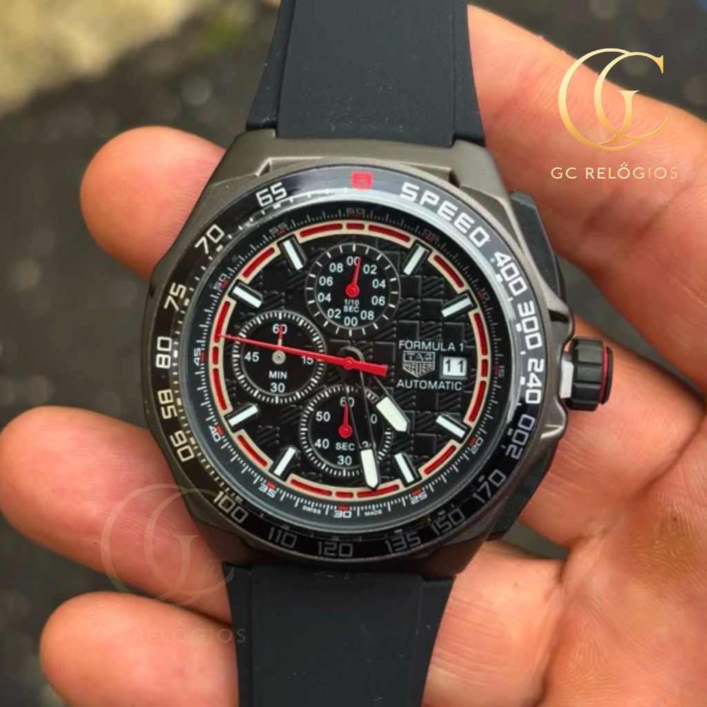 Relógio TG SPEED x CHRONO Luxo Esportivo Aço Inox 100% Funcional (Envio Imediato)