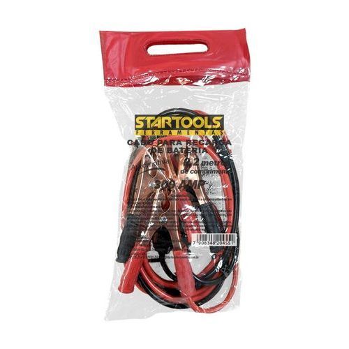 Kit Cabos Recarga Bateria Automotiva 300 Amp 22 Metros Cabo Bateria Veicular
