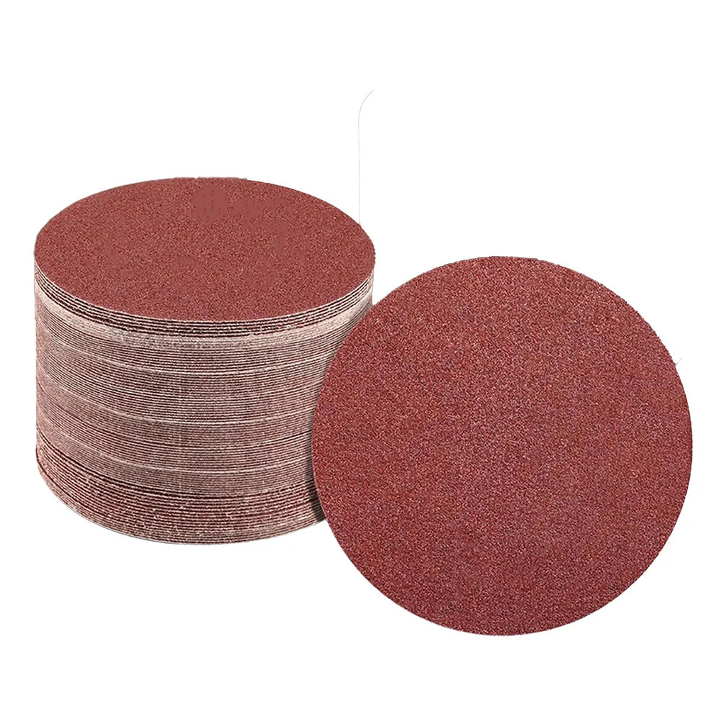 Discos de Lixa 4 Pol 100mm Kit 30 Velcro Sem Furo Para Madeira Metal