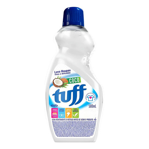 Lava Roupas Finas E Delicadas Coco Liquido Tuff 500ml