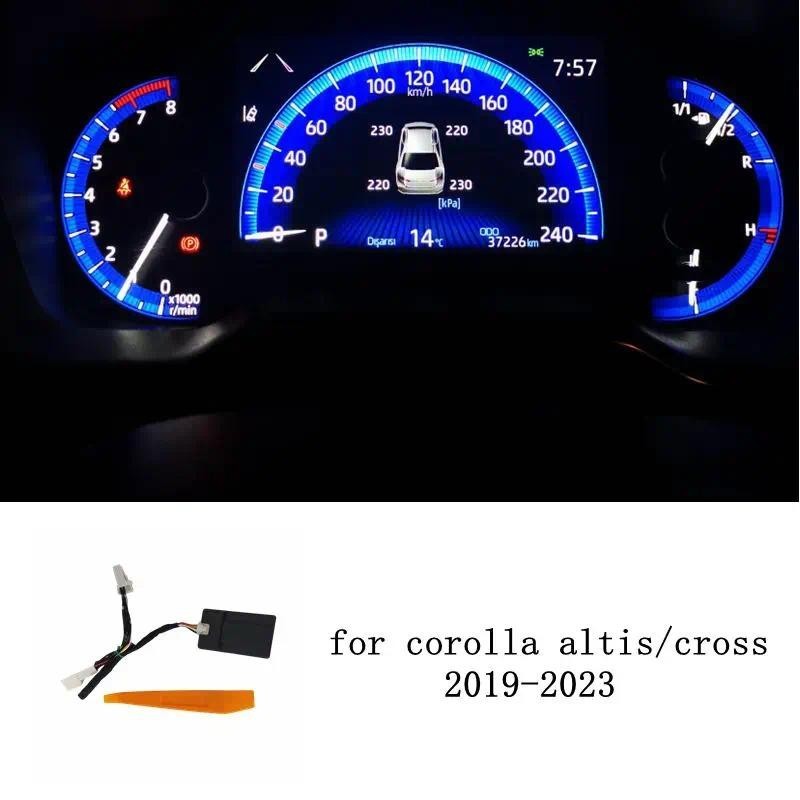 Carro TPMS Sistema De Monitoramento Pressão Dos Pneus Monitor Alarme Segurança Para Toyota Corolla Altis cross 2019 2020