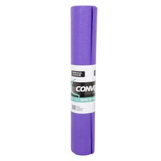 Tapete Colchonete para Yoga e Pilates PVC 4mm CONVOY LILÁS