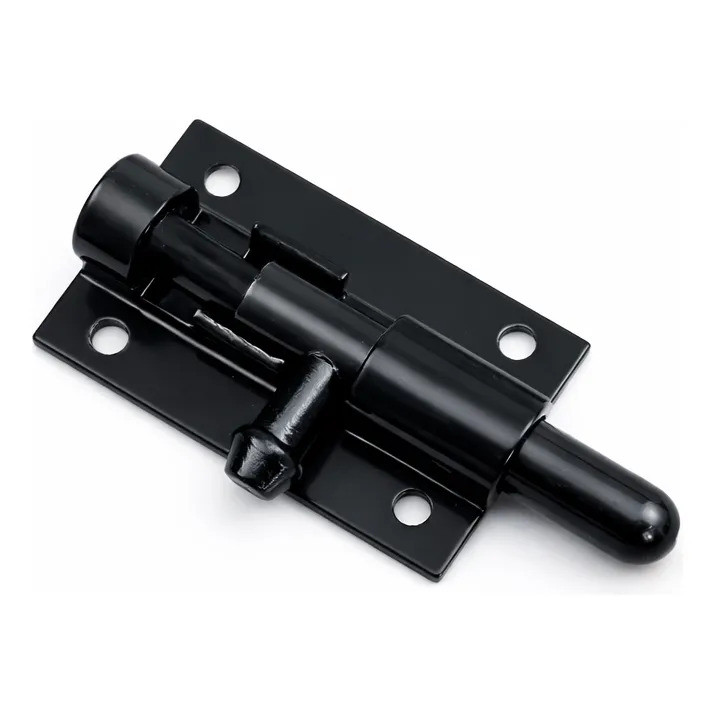 Ferrolho 1.1/2” em Alumínio para Portas, Janelas e Portões – Branco, Preto, Brilhante ou Fosco