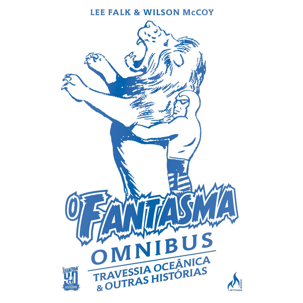 Capa do livro Comics - O fantasma omnibus Wilson McCoy Vol. 5 - por Lee Falk - Mythos Editora