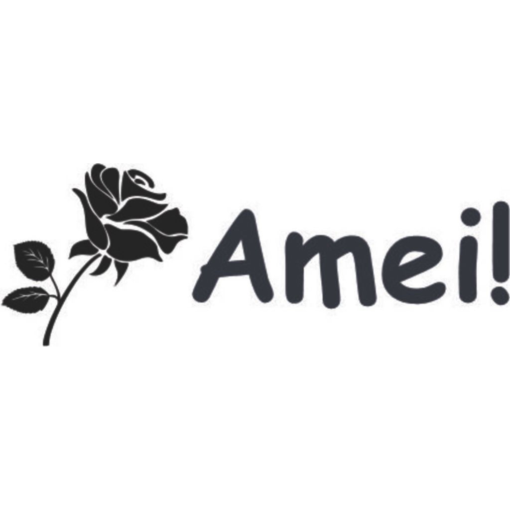 Carimbo Automatico Autoentintado amei com rosa