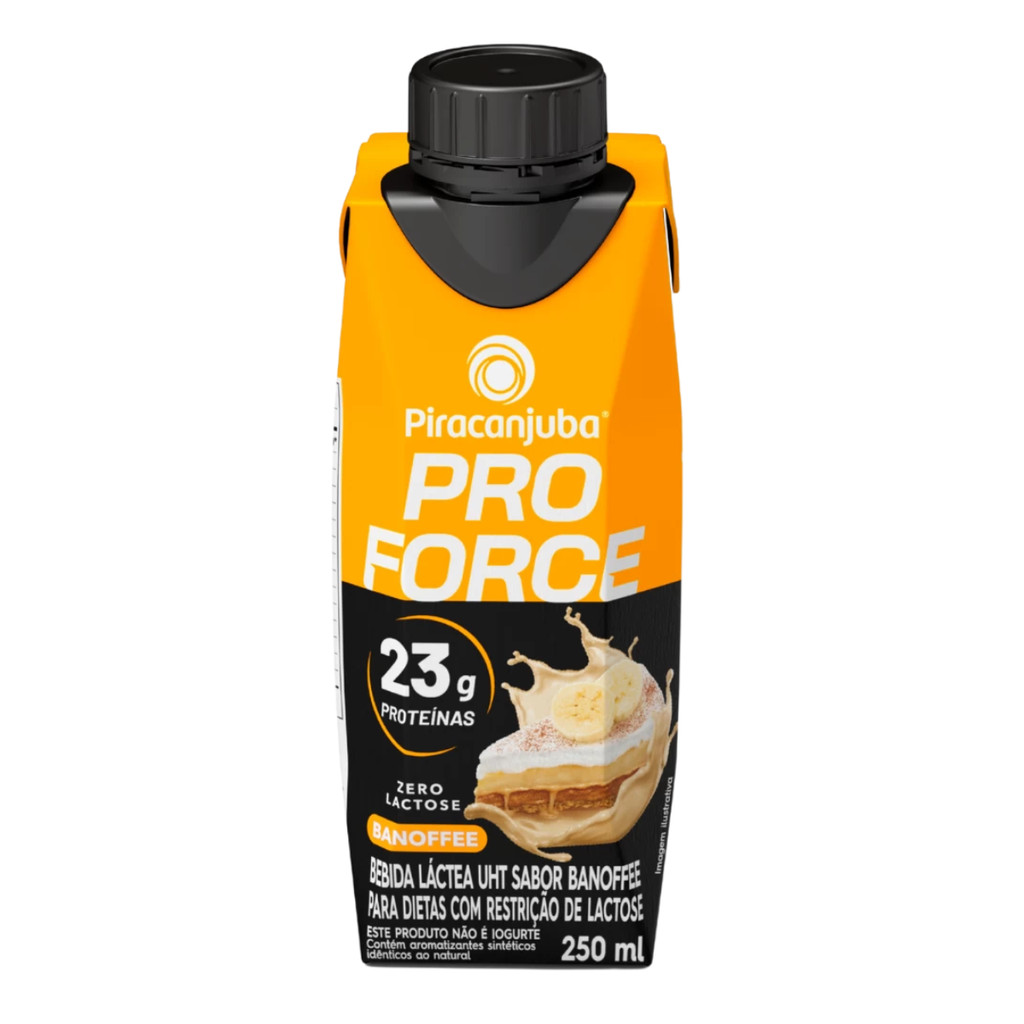 Bebida Láctea Whey Piracanjuba ProForce 23g Banoffee 250ML em Oferta na Shopee