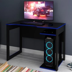 Mesa Gamer 1 Prateleira ME4161 - Tecno Mobili