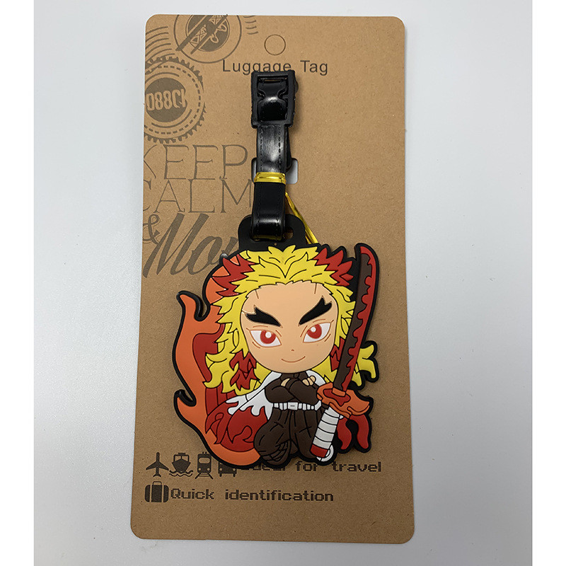 Etiqueta de bagagem de combate feitiço Demon Slayer YD7P