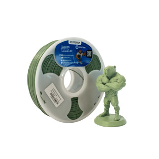 FILAMENTO 3D ABS PREMIUM 1KG 1,75 MM - VERDE MILITAR em Oferta na Shopee