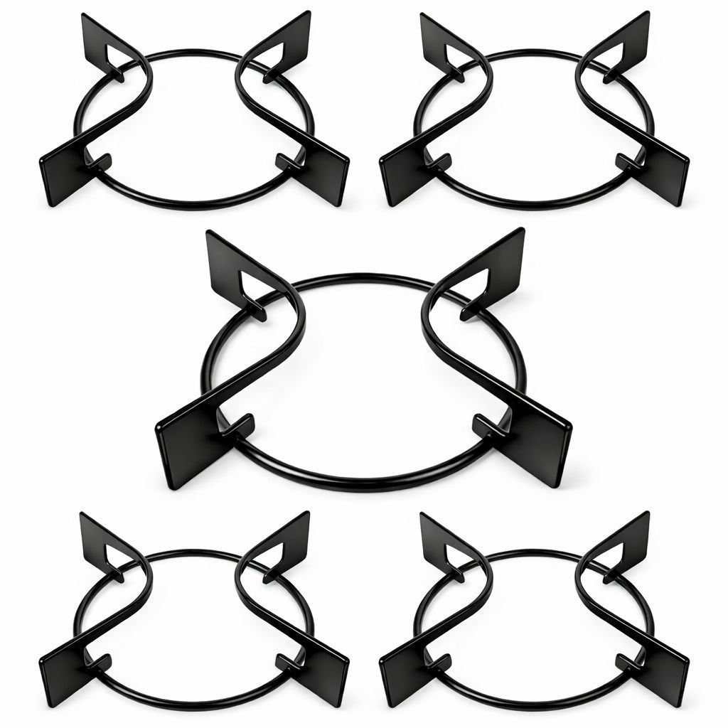 Kit 5 Peças Trempe Grelha Grade Fogão Cooktop Atlas U Top / Dako Supreme Tripla Chama