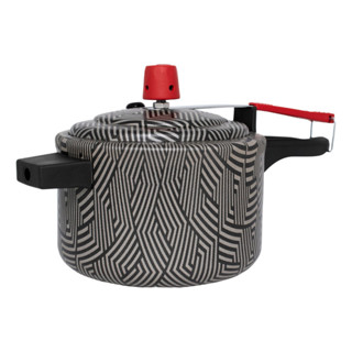 Panela De Pressão 2,5 Litros Estampada Cinza Teflon em Oferta na Shopee