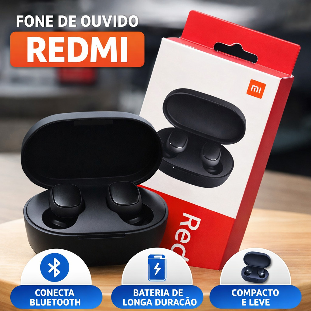 Fone Bluetooth Sem Fio TWS 5.0 Estéreo Gamer com Estojo de Carregamento