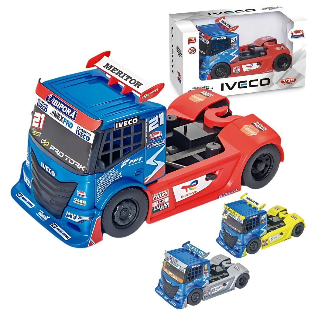 Caminhão de Corrida Formula Truck Iveco S-Way Copa Racing / Usual Brinquedos