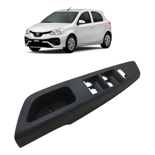 Moldura Botao Vidro Eletrico Dianteiro Esq Toyota Etios