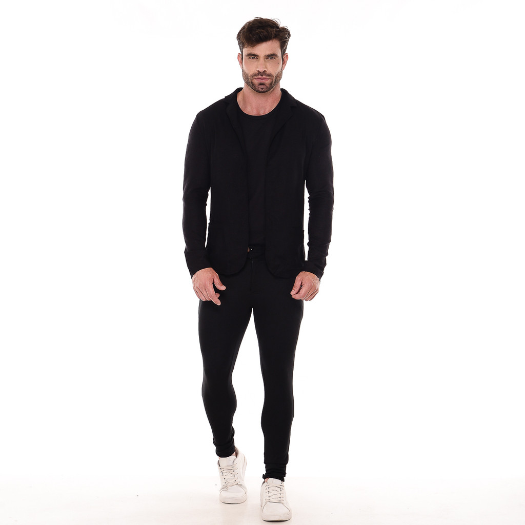 Blazer De Linho Masculino Slim Corte Italiano Premium Casual