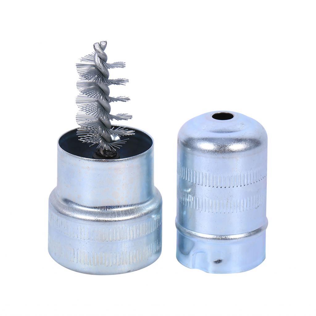 Limpador de terminal de bateria de carro, sujeira e escova, ferramenta de limpeza manual para manutenção