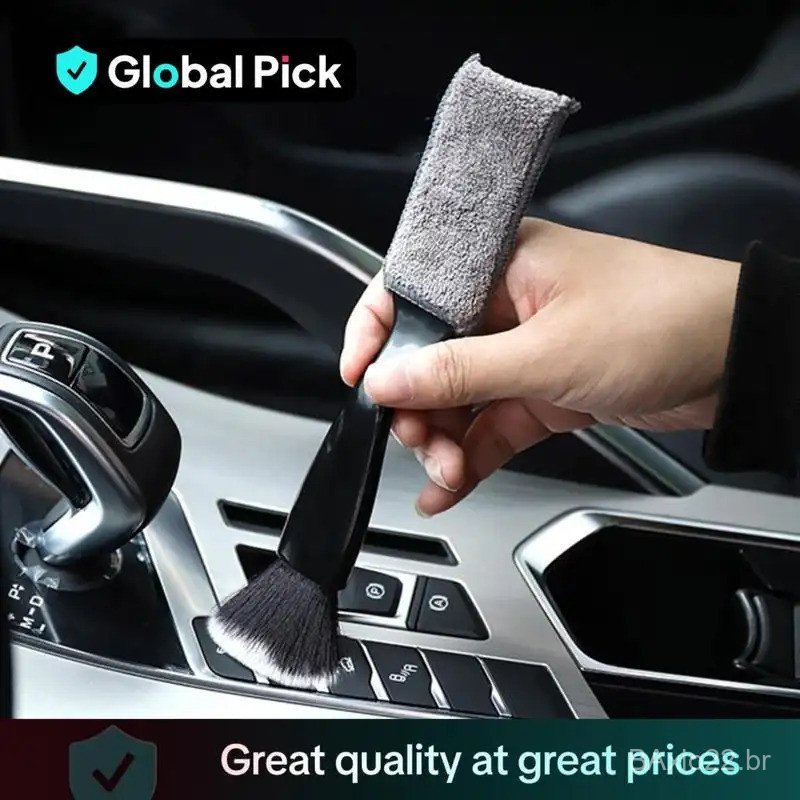 Car Interior Cleaning Brush, Double Head Detachable Handheld Car Cleaning Brush, Multifunctional Car Interior Cleaning T