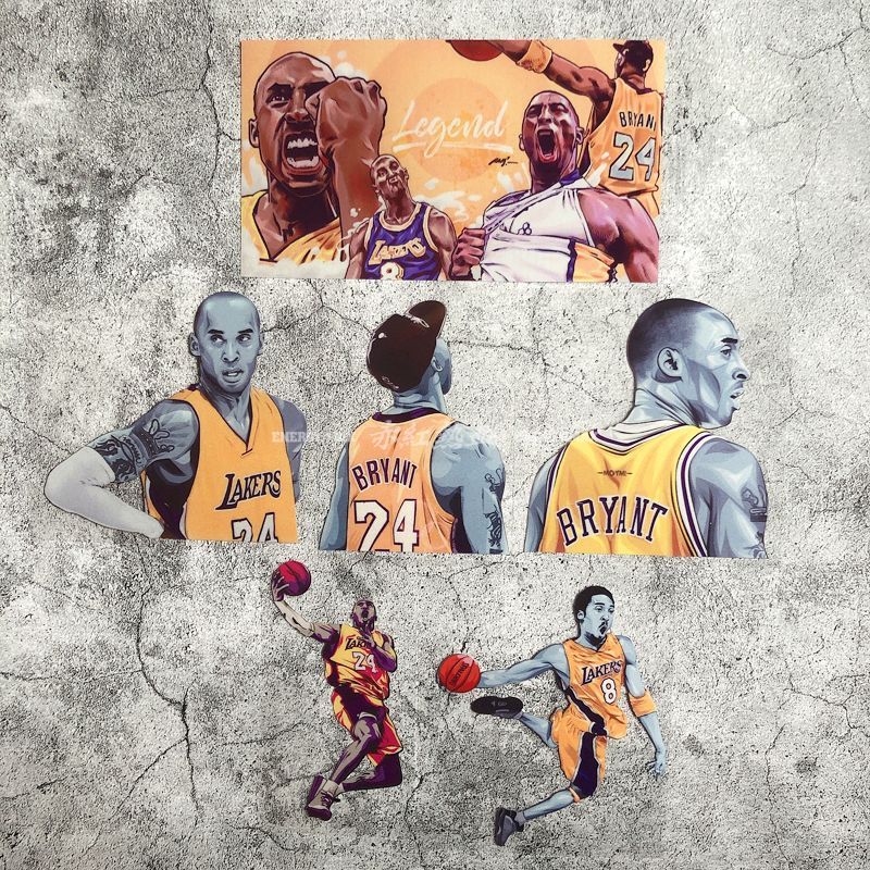 NBA KOBE KOBE BRYANT Black Mamba mamba824 LAKERS LAKERS Adesivo de carro Total gigi
