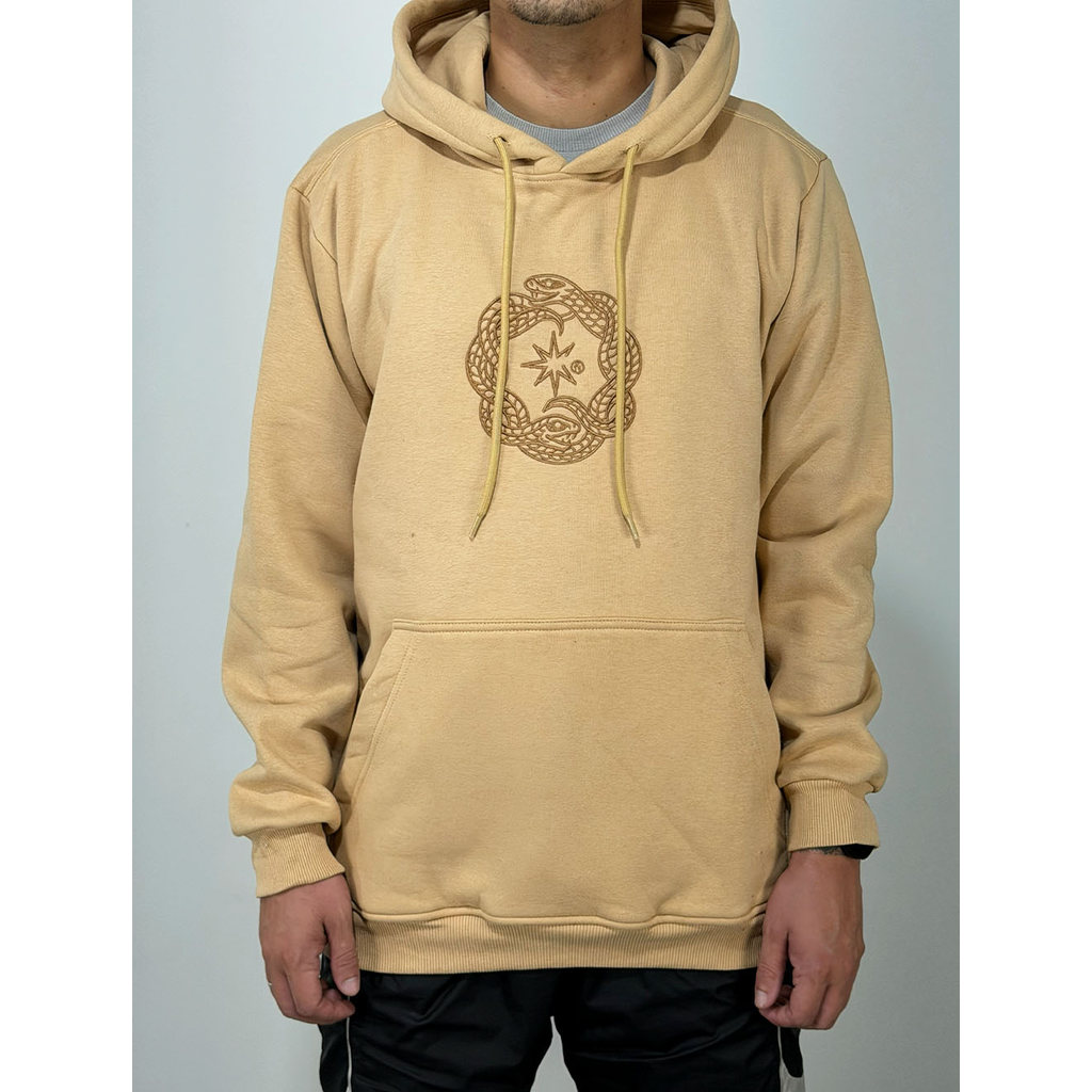 Blusa Moletom Canguru Chronic Antirracista Change - Bege