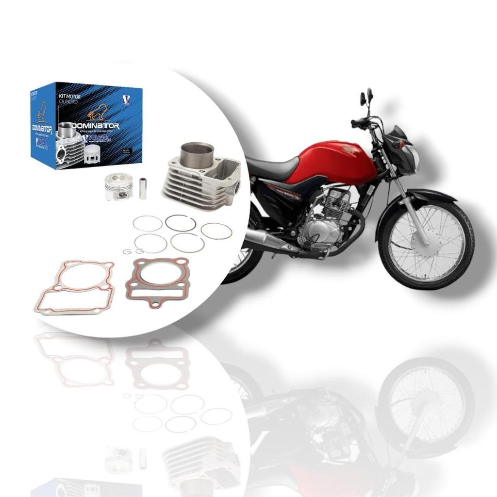 KIT CILINDRO DE MOTOR TITAN 125 92-99/TODAY 88-94 (JUNTA+KIT A)