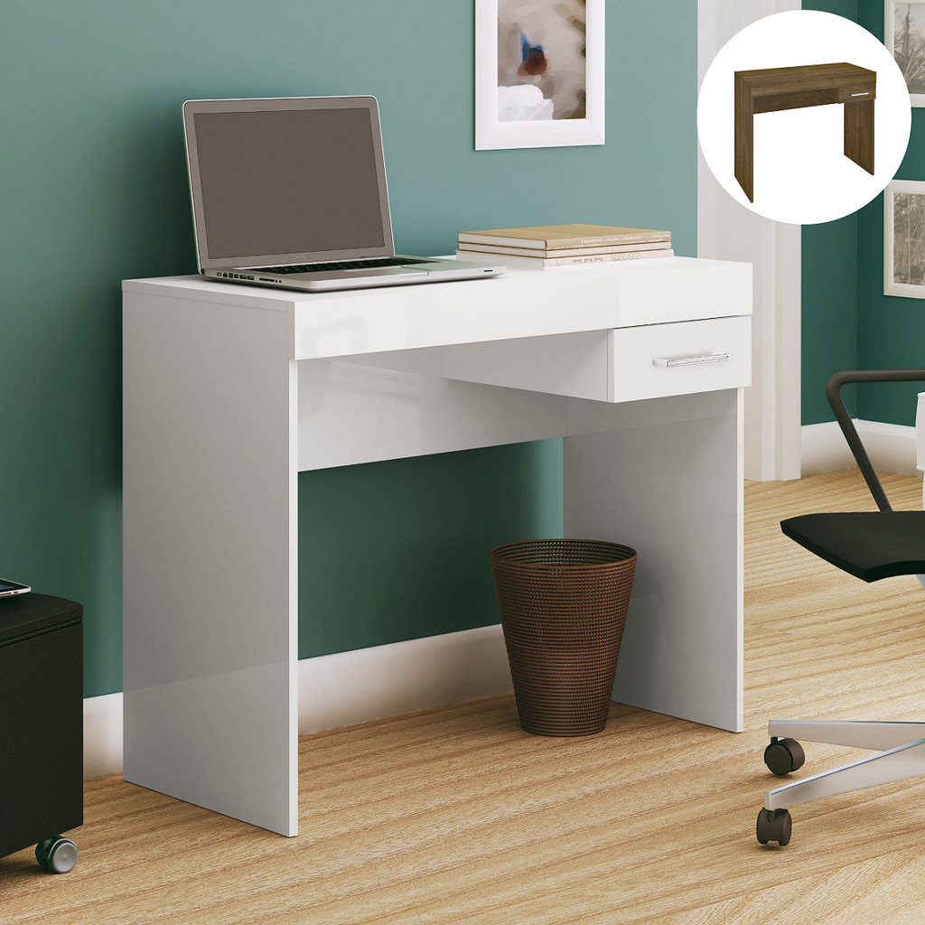 Escrivaninha Mesa Computador Notebook Home Office Gaveta Cooler II Artely