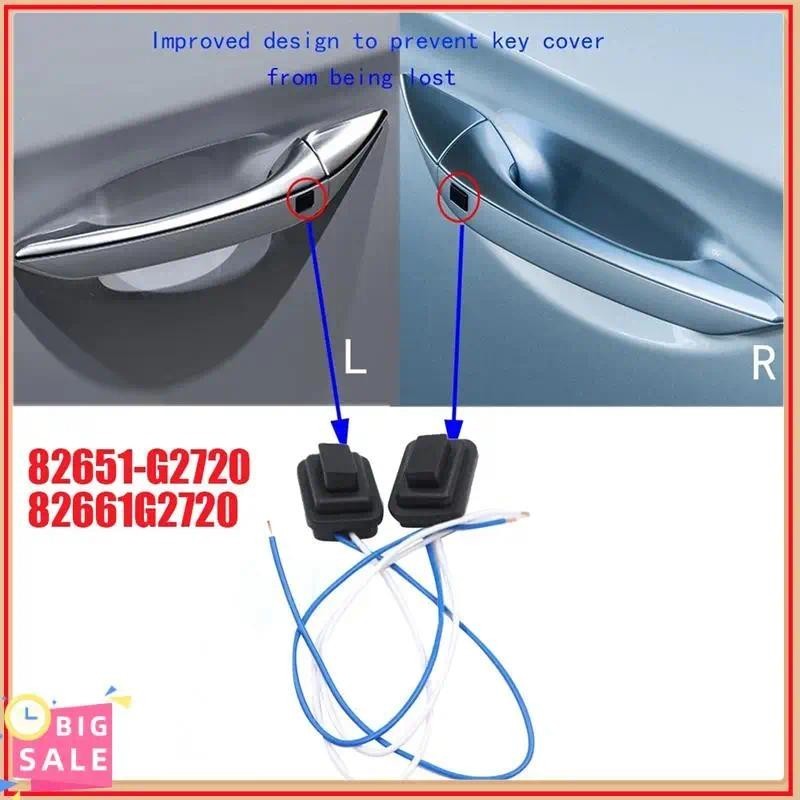 Exclusivo 1 Par Indutivo Exterior Lidar Com Botão Chave 82651-G2720 82661G2720 Para Hyundai IONIQ 2016-2020 Extrator De 
