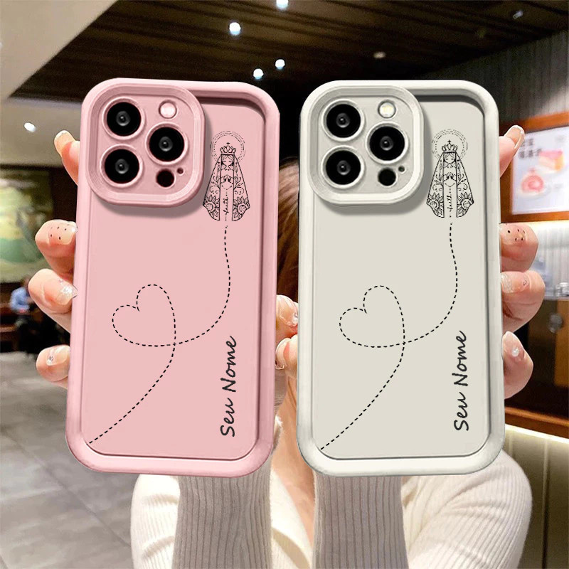 Capa De Telefone Para Samsung A15 A07 A16 A06 A55 A35 A56 A05 A36 A26 A25 A54 A34 A14 Pascoa 2026 Nossa Senhora De Fatim