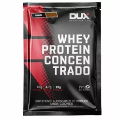 Whey Protein Concentrado - 1 Sachê 29g Cookies - Dux Nutrition