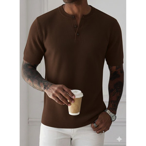 Camisa Gola De Padre Masculina Texturizada Premium Importada Moda Italiana Plus Clout