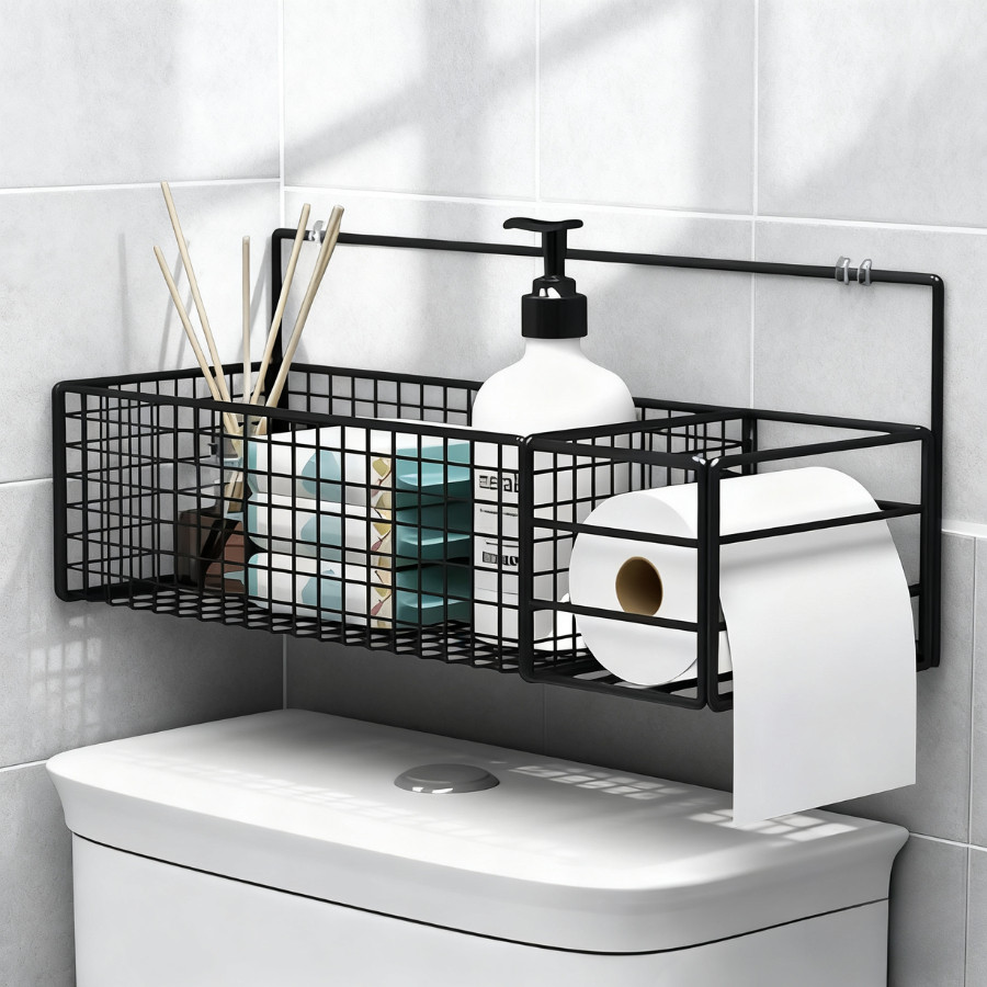 KIT Organizador Prateleira Banheiro Suporte Papel Higiênico Acessórios Banheiro em Oferta na Shopee