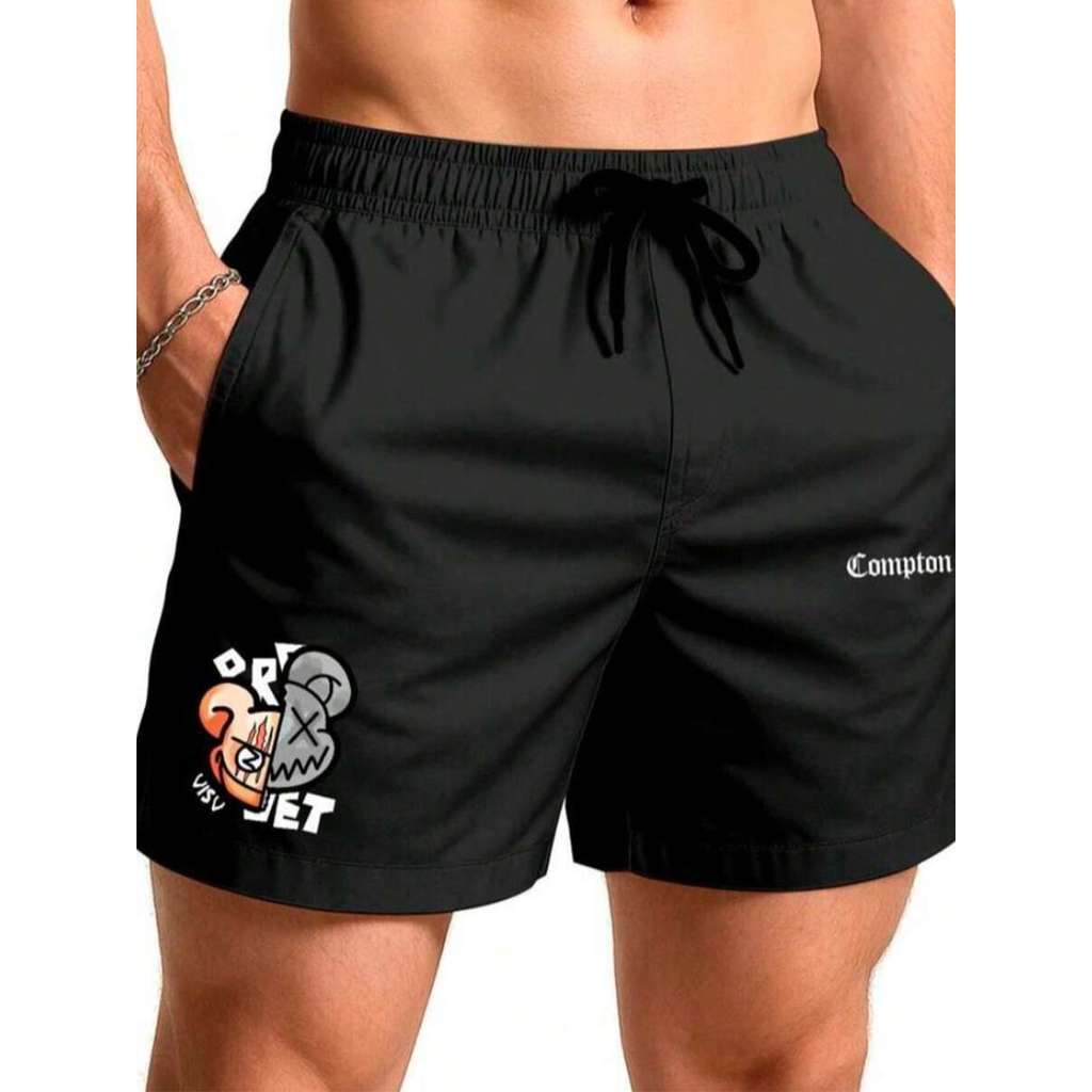 Short Bermuda Tactel Mauricinho Praia Treino Corrida Esporte Confortável Estiloso Masculino