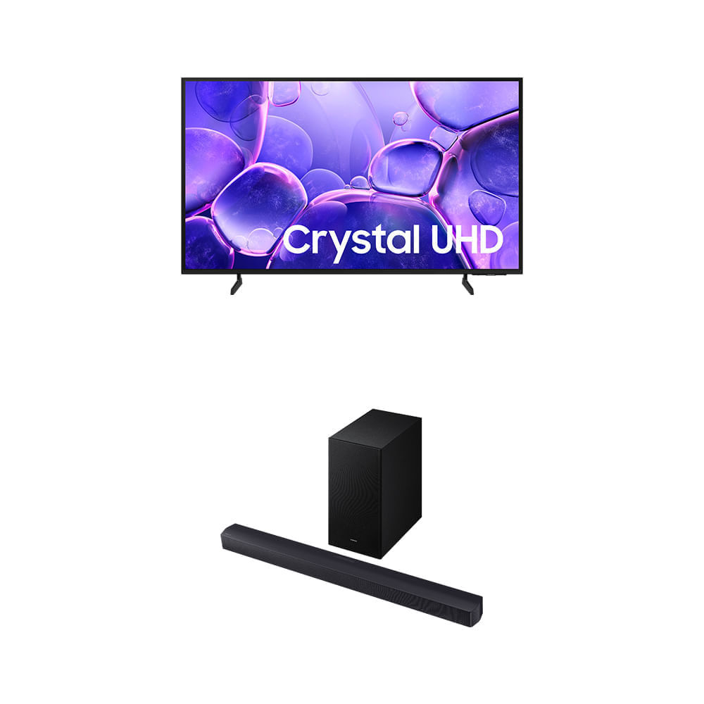 Samsung Smart TV 50" Crystal UHD 4K U8100F + Soundbar HW-B450F
